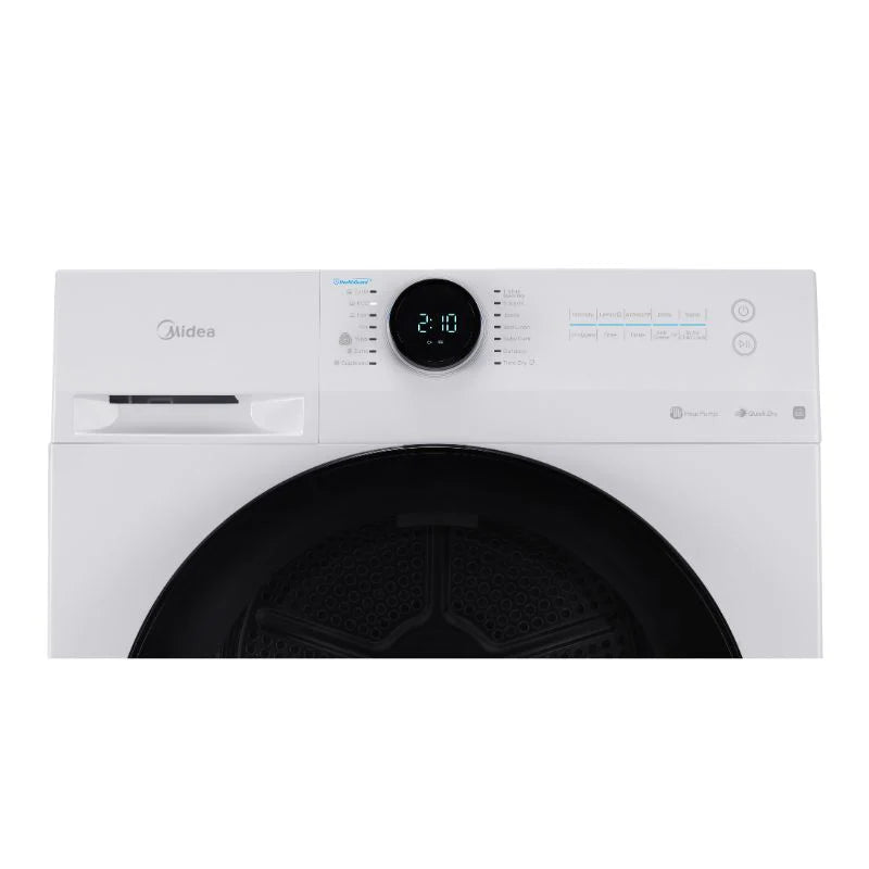 Midea 8KG Heat Pump Tumble Dryer - Smart Control - White Color 9 Star Energy Rating 3 Yrs Warranty
