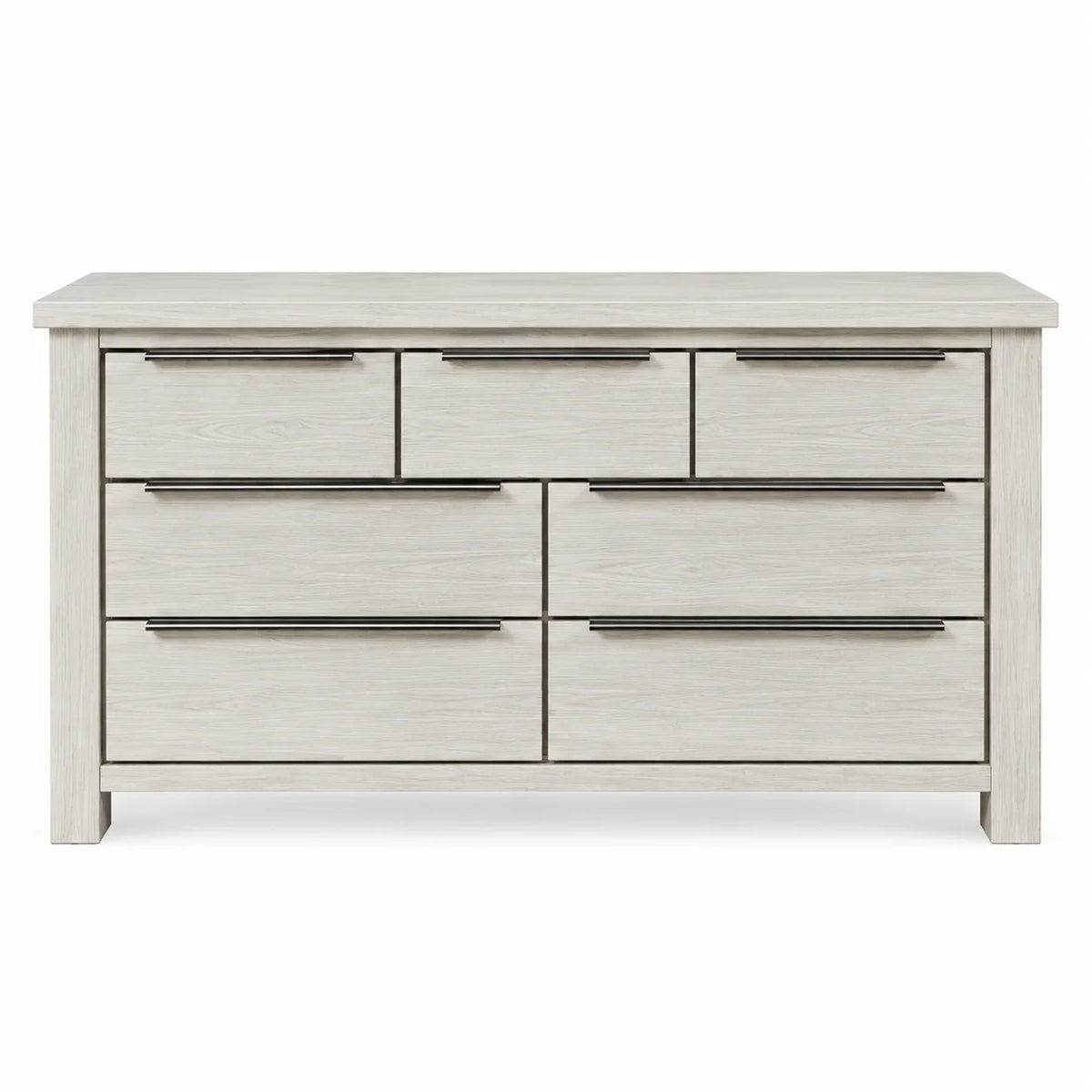 Aspen Solid Wooden White Wash Dressing Table with Mirror