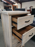 Ballman Slimboy Solid Pine Wood White Washed and Rustic