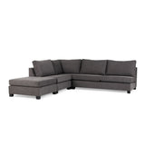 NZ Made 4 Piece Modular Lounge Suite - Dallas Aston Graphite