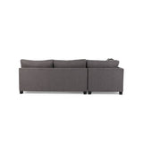 NZ Made 4 Piece Modular Lounge Suite - Dallas Aston Graphite