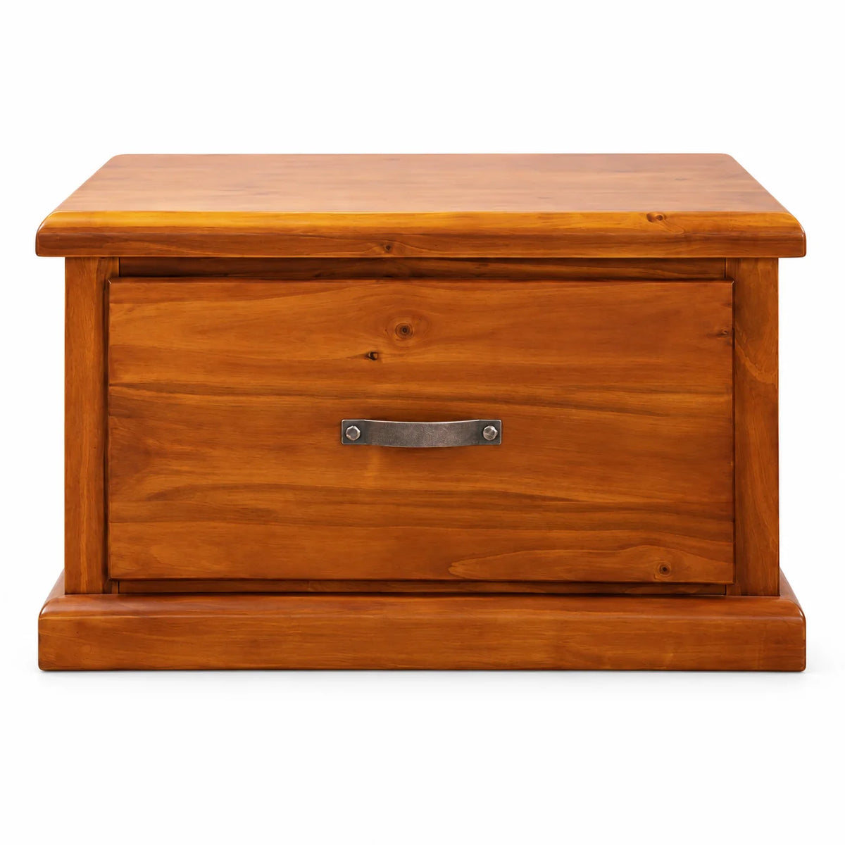 Fergus Solid Wood Lamp Table with Drawer