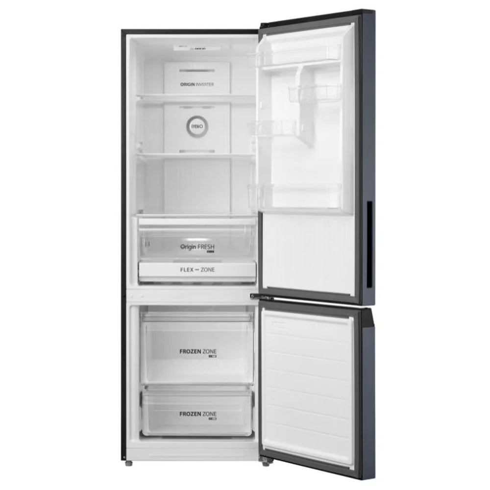 Toshiba 325L Bottom Mount Fridge Freezer Morandi Grey - GR-RB410WE-PMM(06) - 3 Yrs Warranty