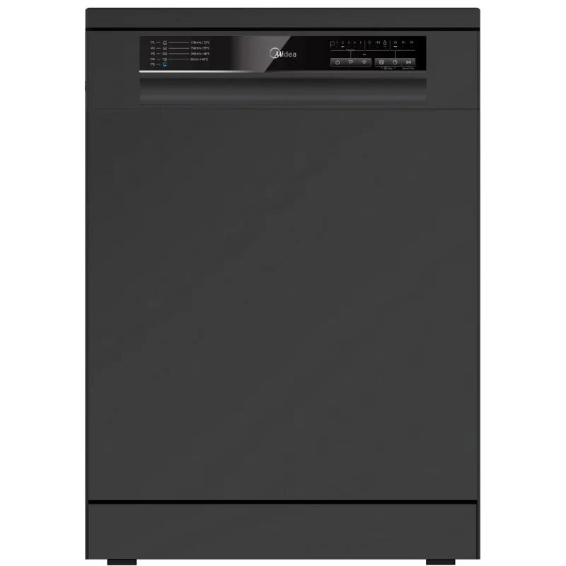Midea 14 Place Setting Dishwasher Black Steel 3 - Year Warranty
