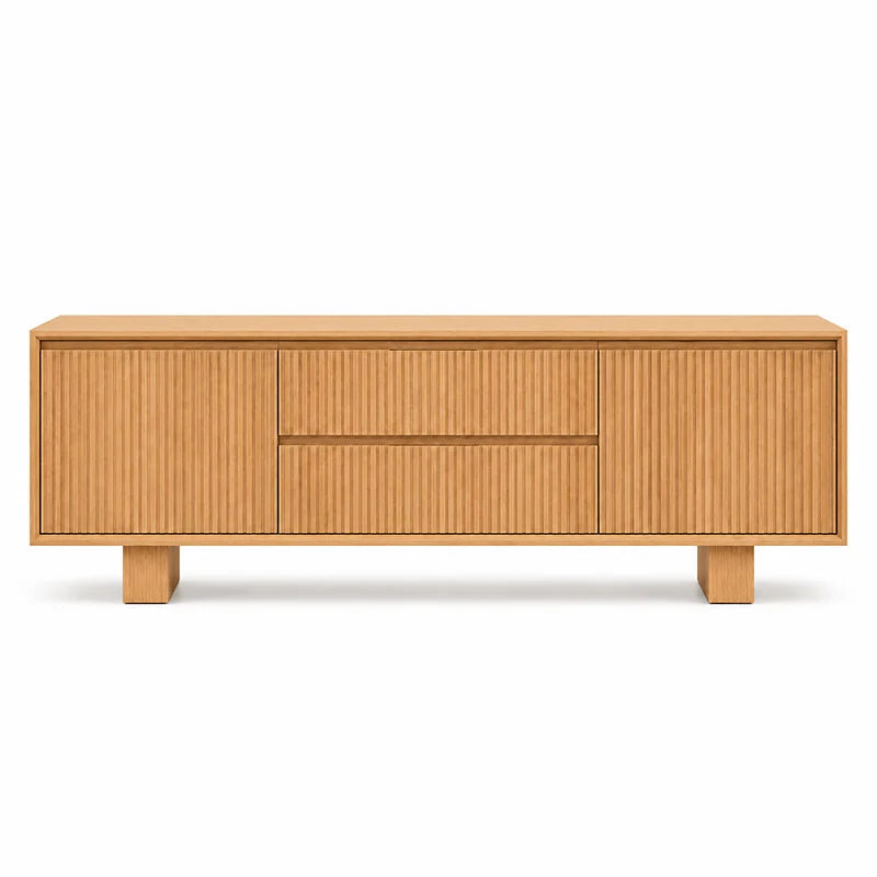 Princeton Solid Wood 2 Door 2 Drawer TV Unit