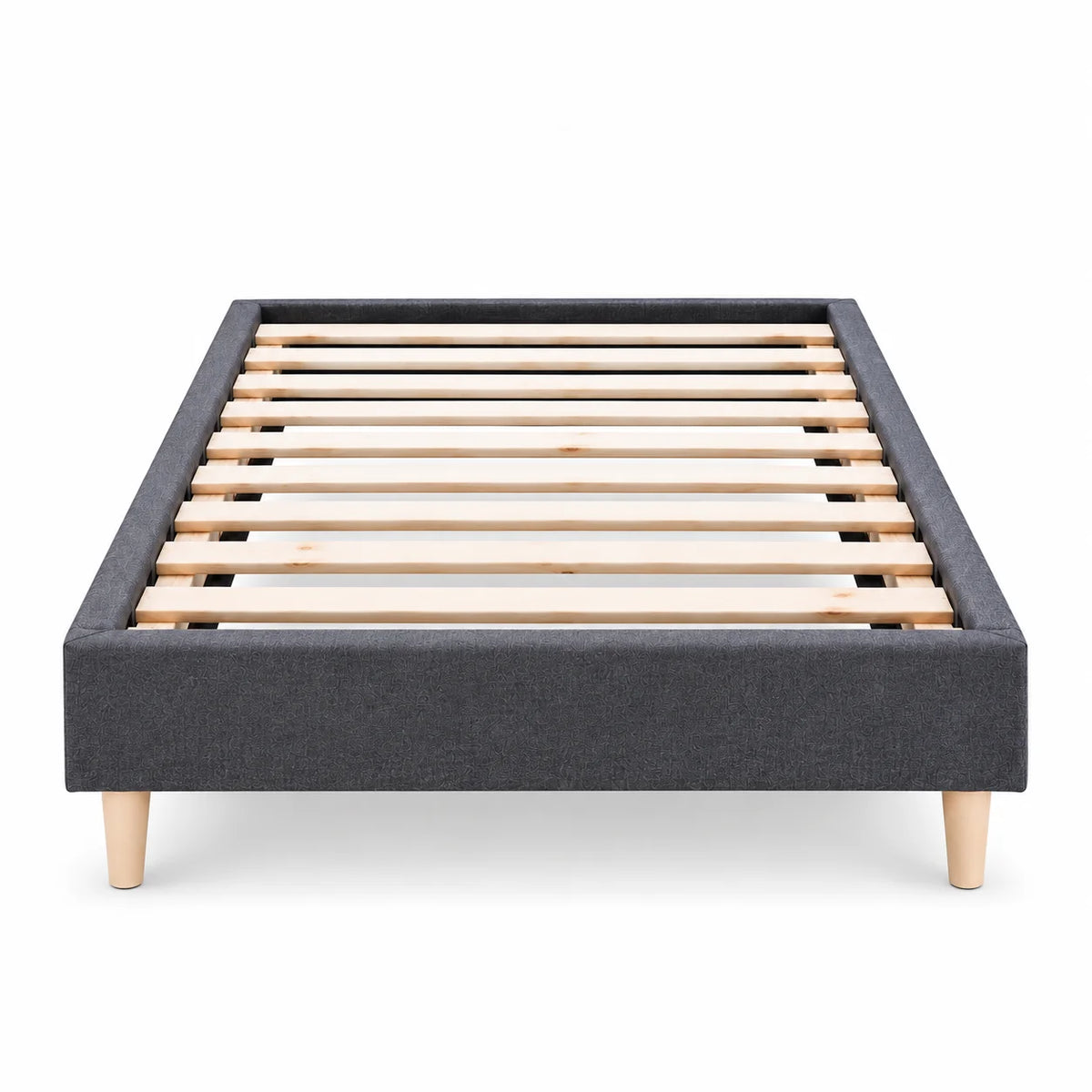 Takapuna Midnight Grey Kitset Bed Base