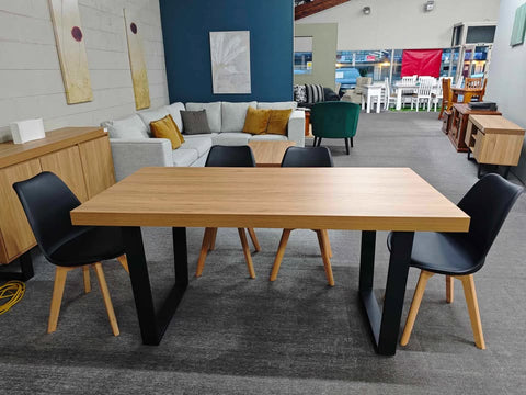 Bright 7PCS Dining Suite 1.6m Table with 6 x Sonia Chairs