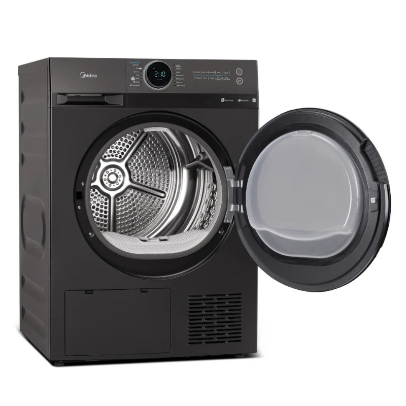 Midea 9KG Heat Pump Tumble Dryer - Smart Control - Black Color 9 Star Energy Rating 3 Yrs Warranty