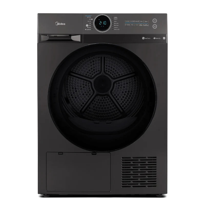 Midea 9KG Heat Pump Tumble Dryer - Smart Control - Black Color 9 Star Energy Rating 3 Yrs Warranty