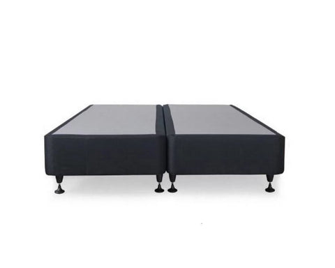 NZ Made Split Queen Base, Charcoal, Black, Beige & Grey Colour Available