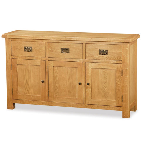 Riverland Oak Buffet 3 Door - 1.48M