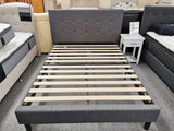 Shirley King Single Bed and S/M Euro Top Pocket Spring Mattress