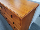 Troy Tallboy 6 Drawer Solid Pine Wood