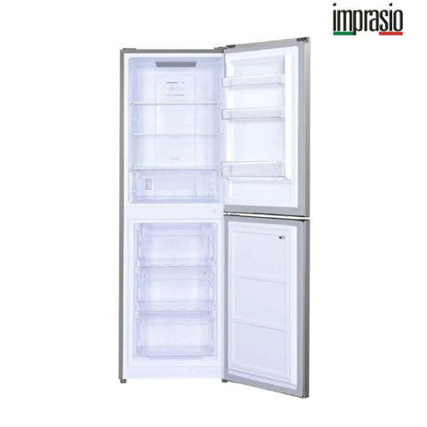 Imprasio 253L Fridge Freezer Stainless Steel