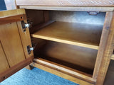 Woodgate TV Entertainment Unit Solid Pine Wood Rough Sawn and Rustic