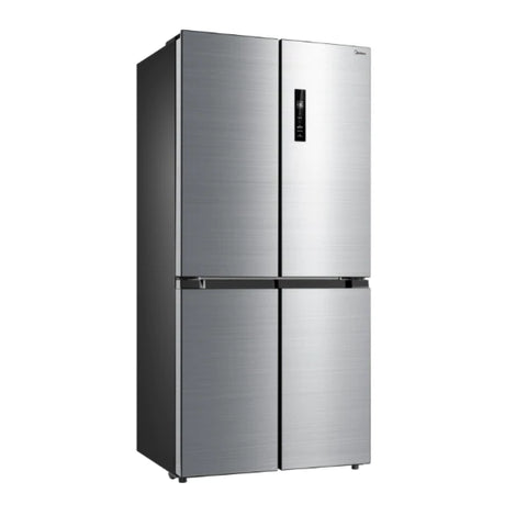 Midea 474L Cross Door / French Door Fridge Freezer Stainless Steel