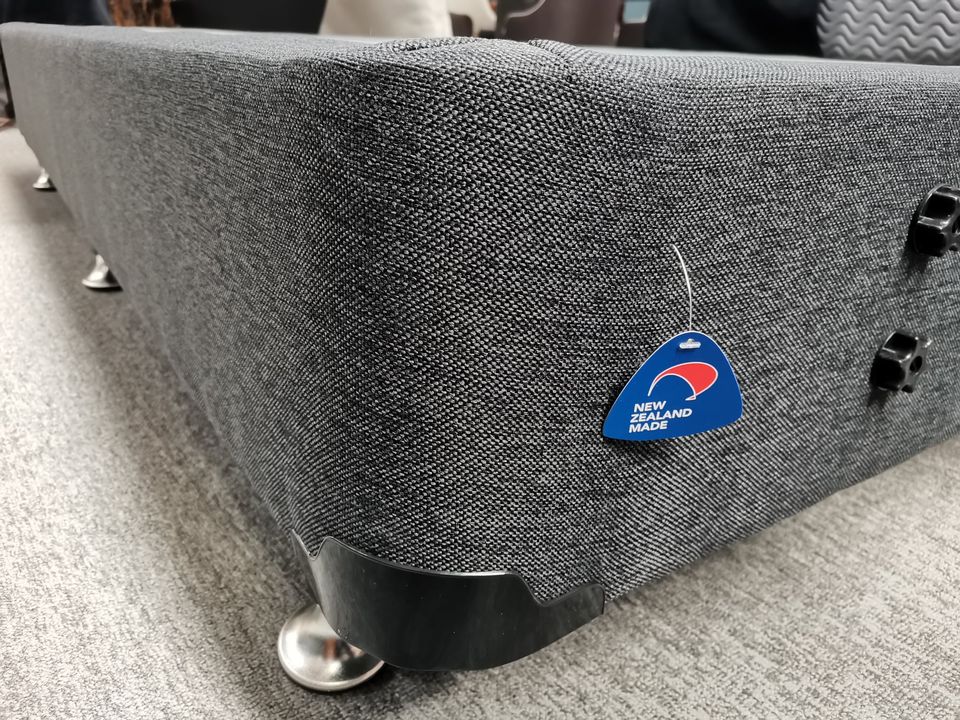Bed 2Pcs NZ Made Base with a 28cm Thick Pocket Spring Mattress from