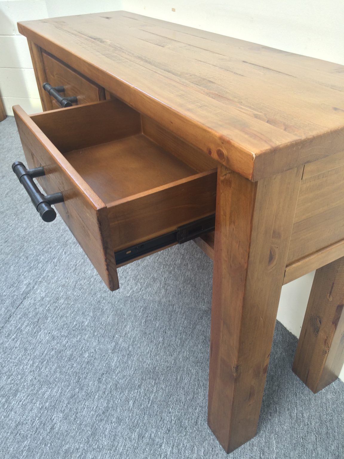 Woodgate Rustic Solid Wood Hall Table