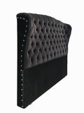 Birmingham Black Fabric Headboard in Queen/ King/ Super King from