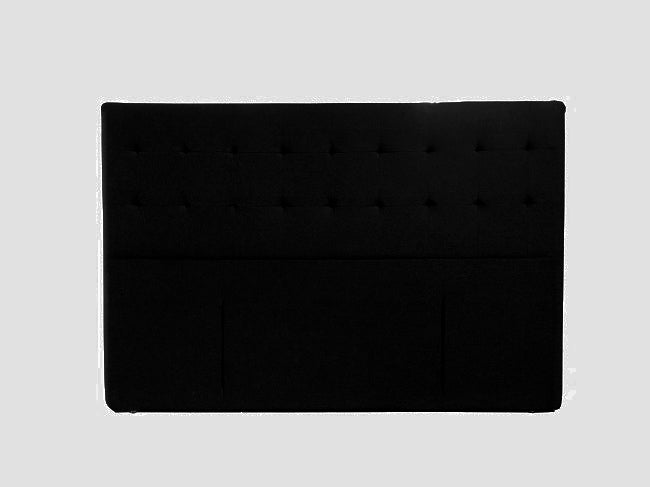 Bella Black Fabric Headboard in Single/ King Single/ Double/ Queen/ King/ Super king from