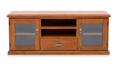 Felton Rustic Solid Wood Entertainment Unit