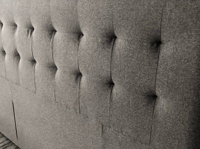 Bella Grey Fabric Headboard in Single/ King Single/ Double/ Queen/ King/ Super king from