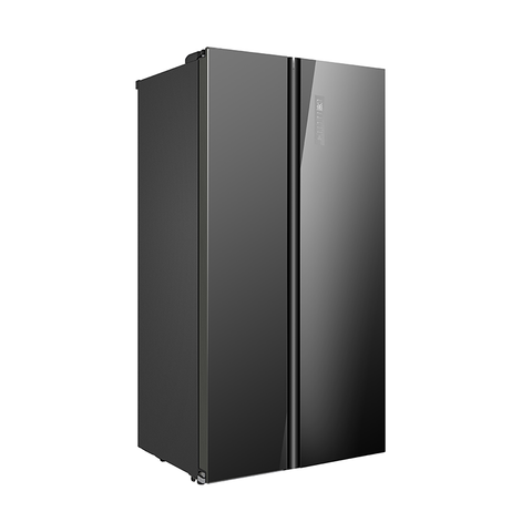 Midea 584L  Fridge Freezer Black Glass JHSBSINV584BK - Midea | Home Appliances New Zealand