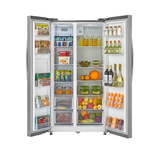 Midea 584L  Fridge Freezer Black Glass JHSBSINV584BK - Midea | Home Appliances New Zealand