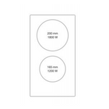 Midea 30cm 2-Zone Ceramic Cooktop Touch Control MC-HD301 - Midea | Home Appliances New Zealand