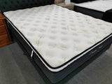 Queen Bed 2Pcs NZ Made Base with a 3 Zone Pocket Spring Memory Foam Bamboo Mattress