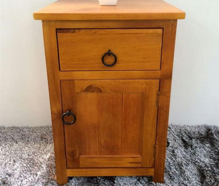 Cutie Solid Pine Wood Bedside