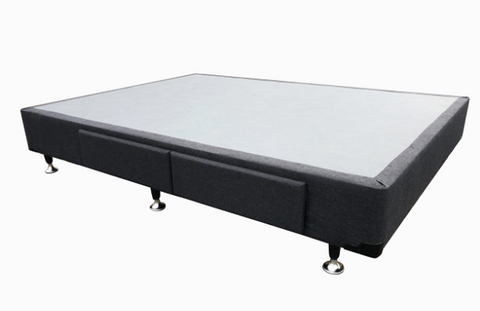 Sleepmax NZ Made Queen Base with Built-in 2 or 4 Drawers, 4 Colours Available