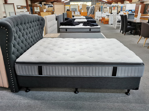 King Bed 2pcs NZ Made Split King Base with a 28cm Thick Pocket Spring Mattress