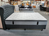 Queen Bed 2Pcs NZ Made Base with a 28cm Thick Pocket Spring Mattress