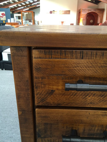 Woodgate Tallboy Solid Pine Wood Rough Sawn and Rustic