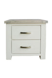 Ashland 6PCS Bedroom Suite Solid Wood White Wash in Queen/ King from