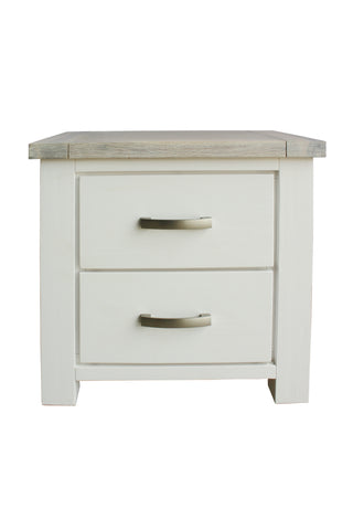 Ashland 6PCS Bedroom Suite Solid Wood White Wash in Queen/ King from