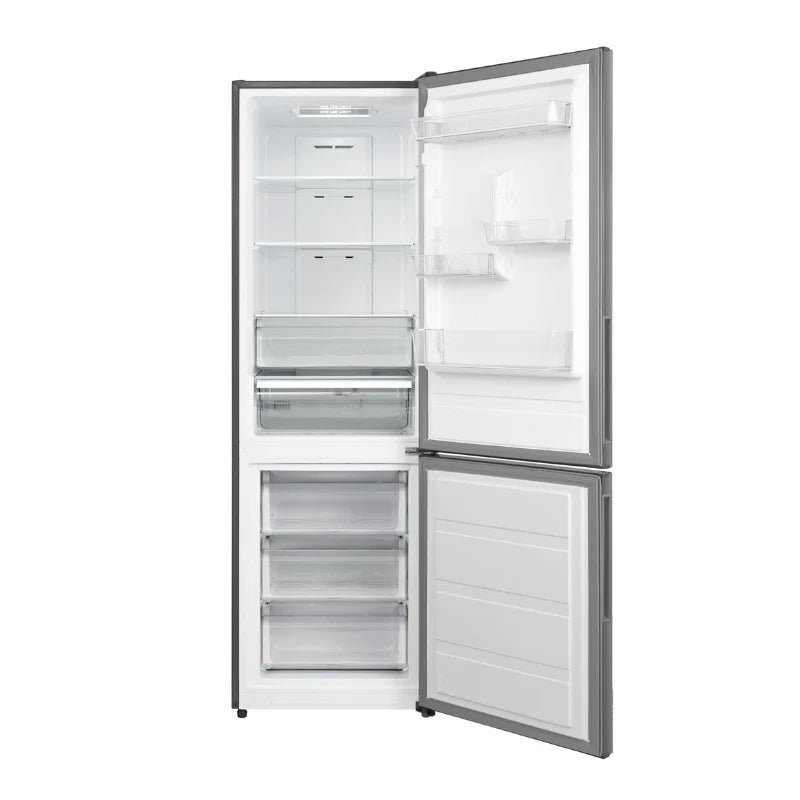 Midea 309L Bottom Mount Fridge Freezer Stainless Steel - MDRB424FGF02AP - 3 Yrs Warranty