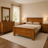 Woodgate Rustic Solid Pine King Bedroom Suite
