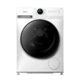 Midea 9KG Steam Wash Front Loader Washing Machine With Wi-Fi - White Color 3 Years Warranty