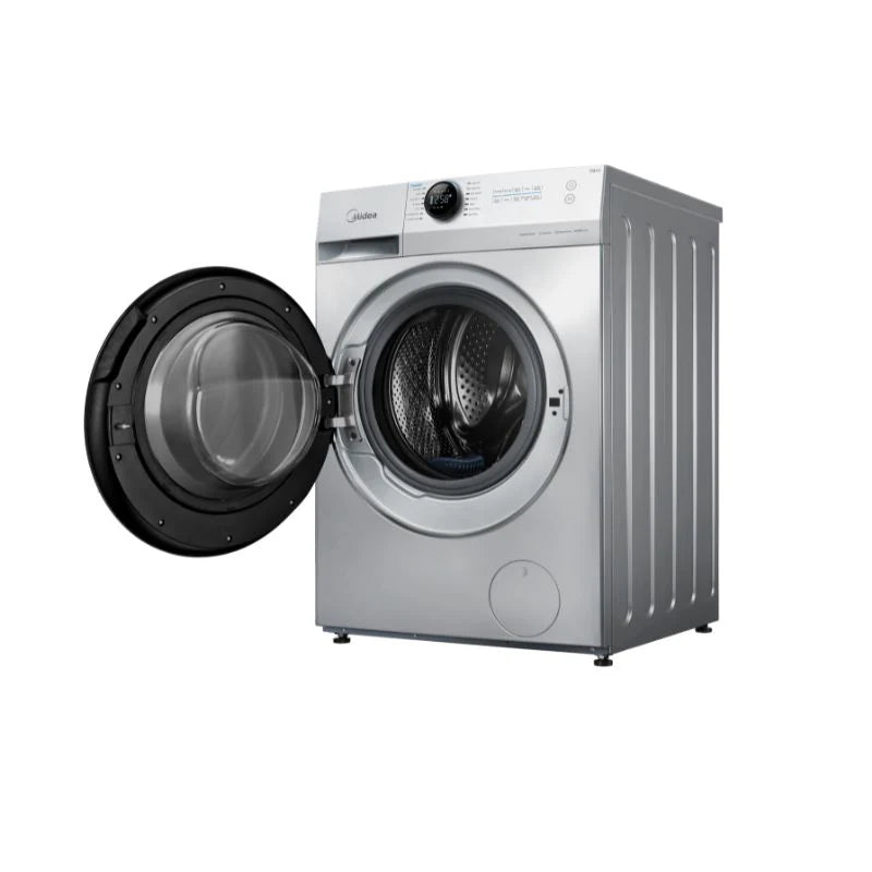 Midea 9KG Steam Wash Front Loader Washing Machine With Wi-Fi - White Color 3 Years Warranty