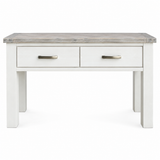 Ashland Solid Pine Hall Table – White Wash Coastal Style
