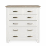 Ashland Solid Wood White Wash Coastal King Bedroom Suite