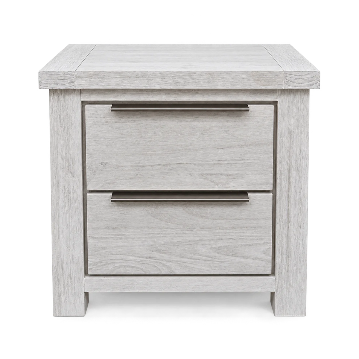 Aspen Solid Wood White Wash Queen Bedroom Suite