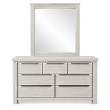 Aspen Solid Wood White Wash King Bedroom Suite