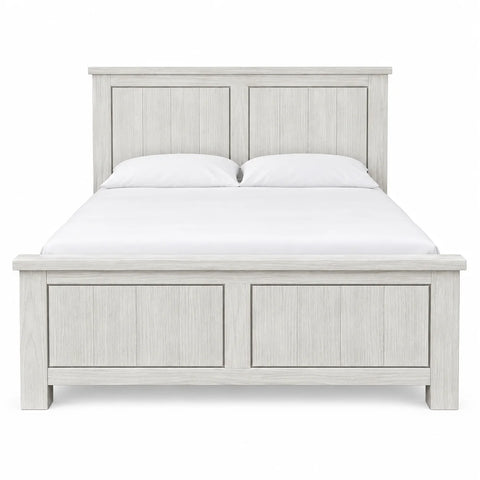 Aspen Solid Wood White Wash Queen Bedroom Suite