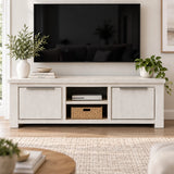 Aspen Solid Wood White Wash TV Unit