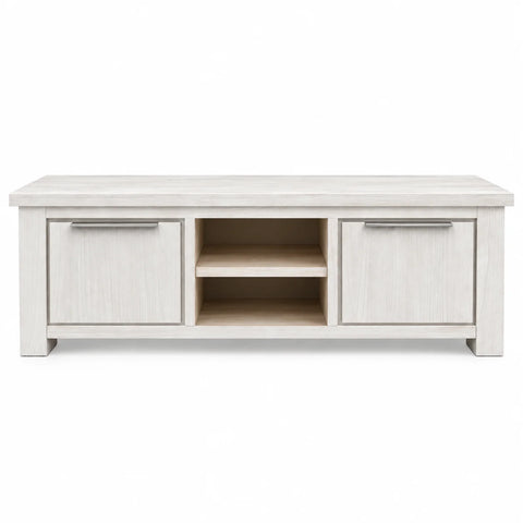 Aspen Solid Wood White Wash TV Unit
