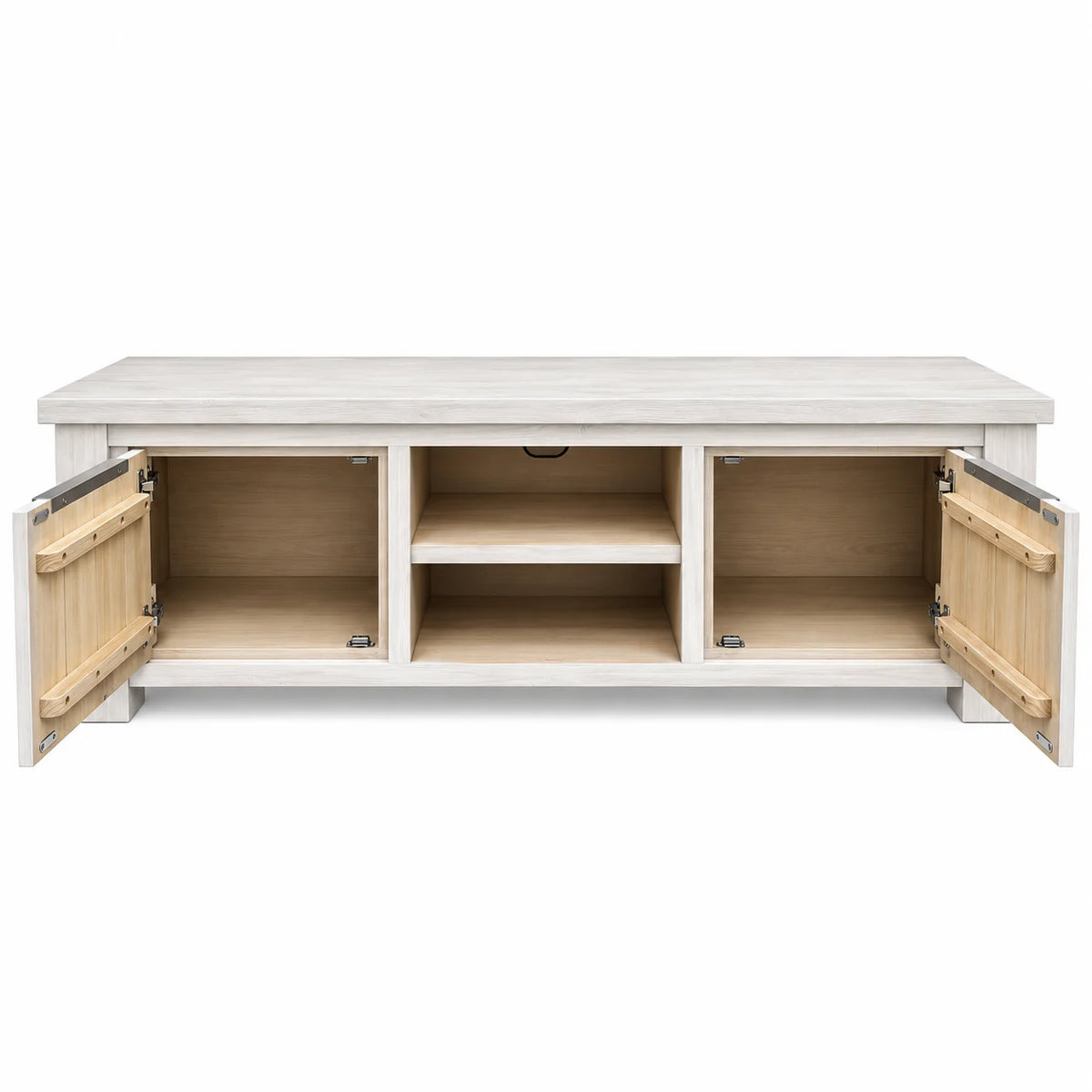 Aspen Solid Wood White Wash TV Unit