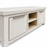 Aspen Solid Wood White Wash TV Unit